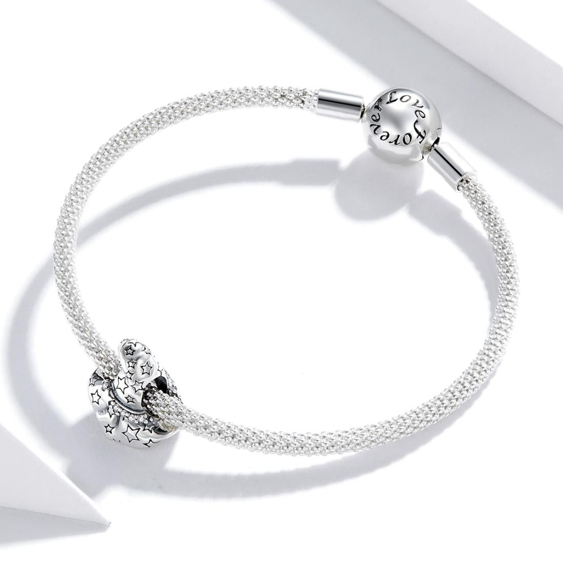 925 Sterling Silver Witch Hat Beads For Diy Bracelets & Necklaces