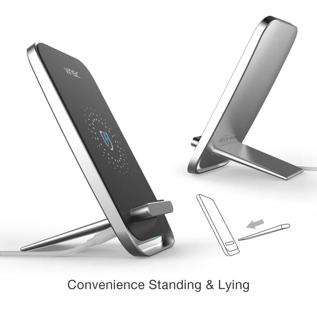 5V 1A Qi Wireless Fast Charger Vinsic Compatible