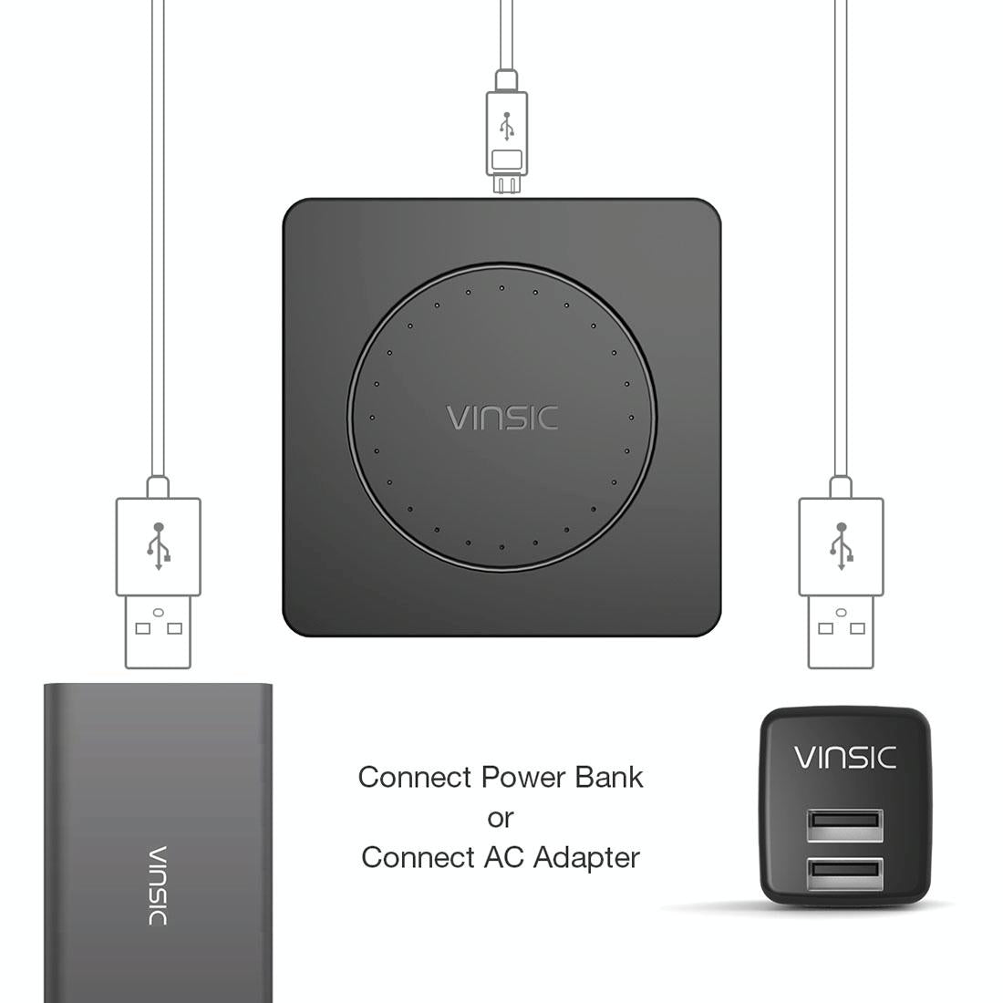 Portable Wireless Charger Pad 5V 1A Qi Standard