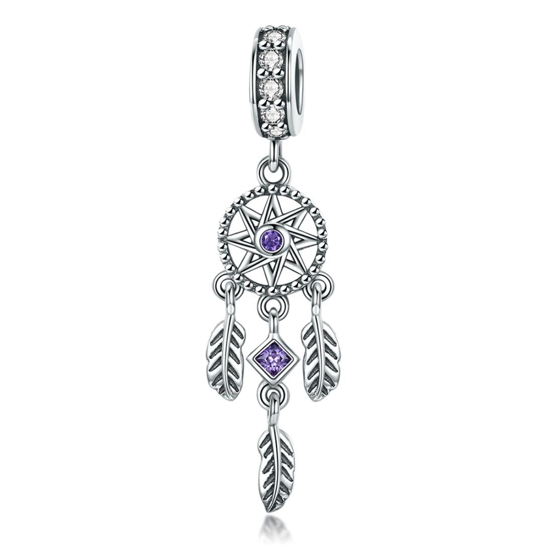 925 Sterling Silver Dream Catcher Bracelet Beads