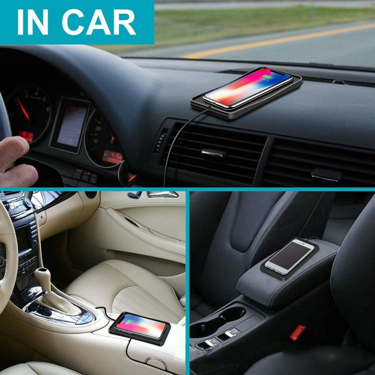 Fast Wireless Car Charger Anti Skid Qi Standard