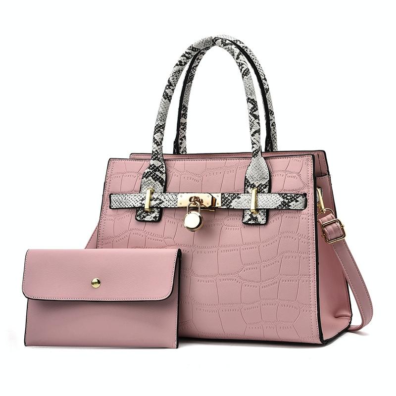 Large Capacity 2-in-1 Stone Pattern Bags - Versatile and Spacious - Red