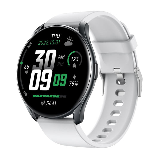 Smart Watch With Heart Rate And Blood Pressure Monitoring - Black