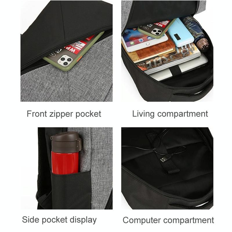 Versatile 3-in-1 Usb Business Bag - Compact and Functional - Red