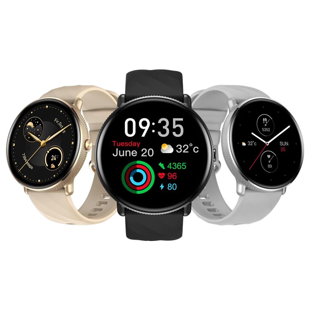 1.43 Inch Screen Voice Calling Smart Watch Support Heart Rate / Blood Pressure / Blood Oxygen - Black