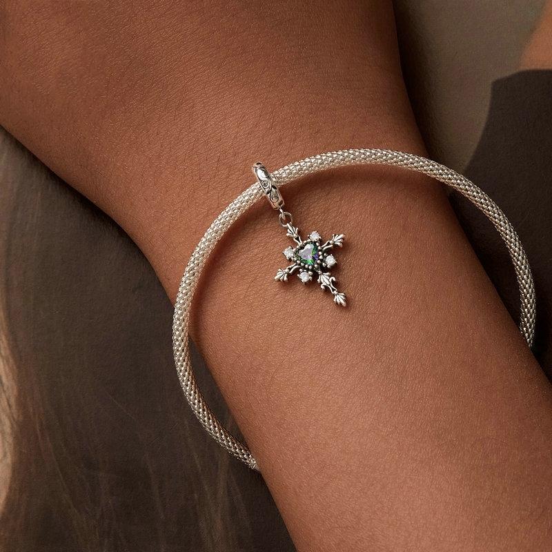 925 Sterling Silver Vintage Cross Love Pendant Beads