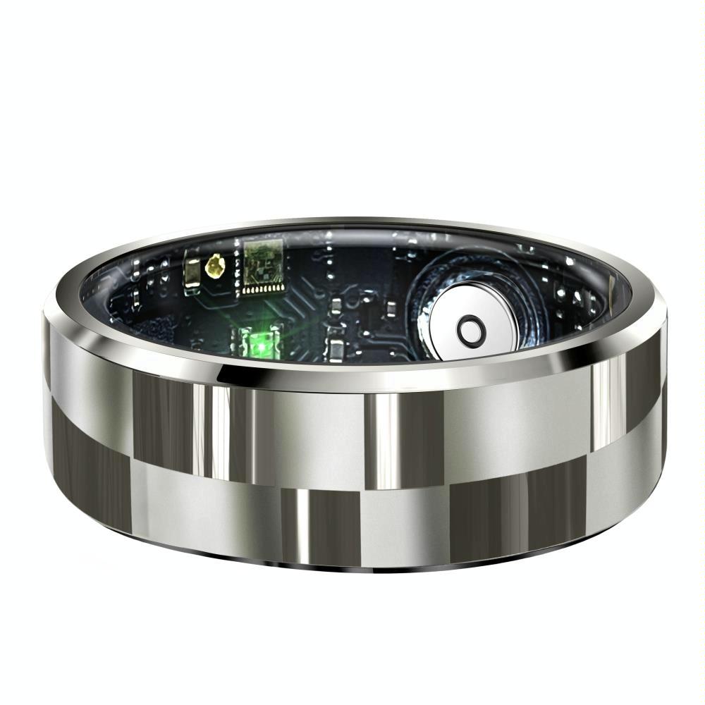 Smart Ring With Health Monitoring Gesture Control And Somatosensory Games - Size 9 - Black