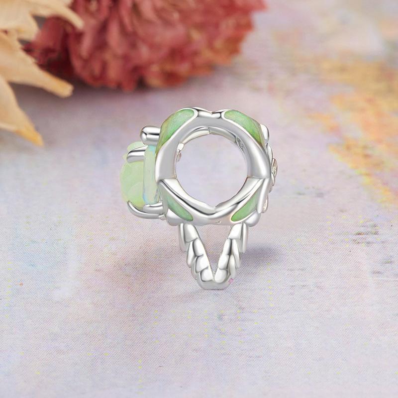 925 Sterling Silver Dragonfly Animal Bead