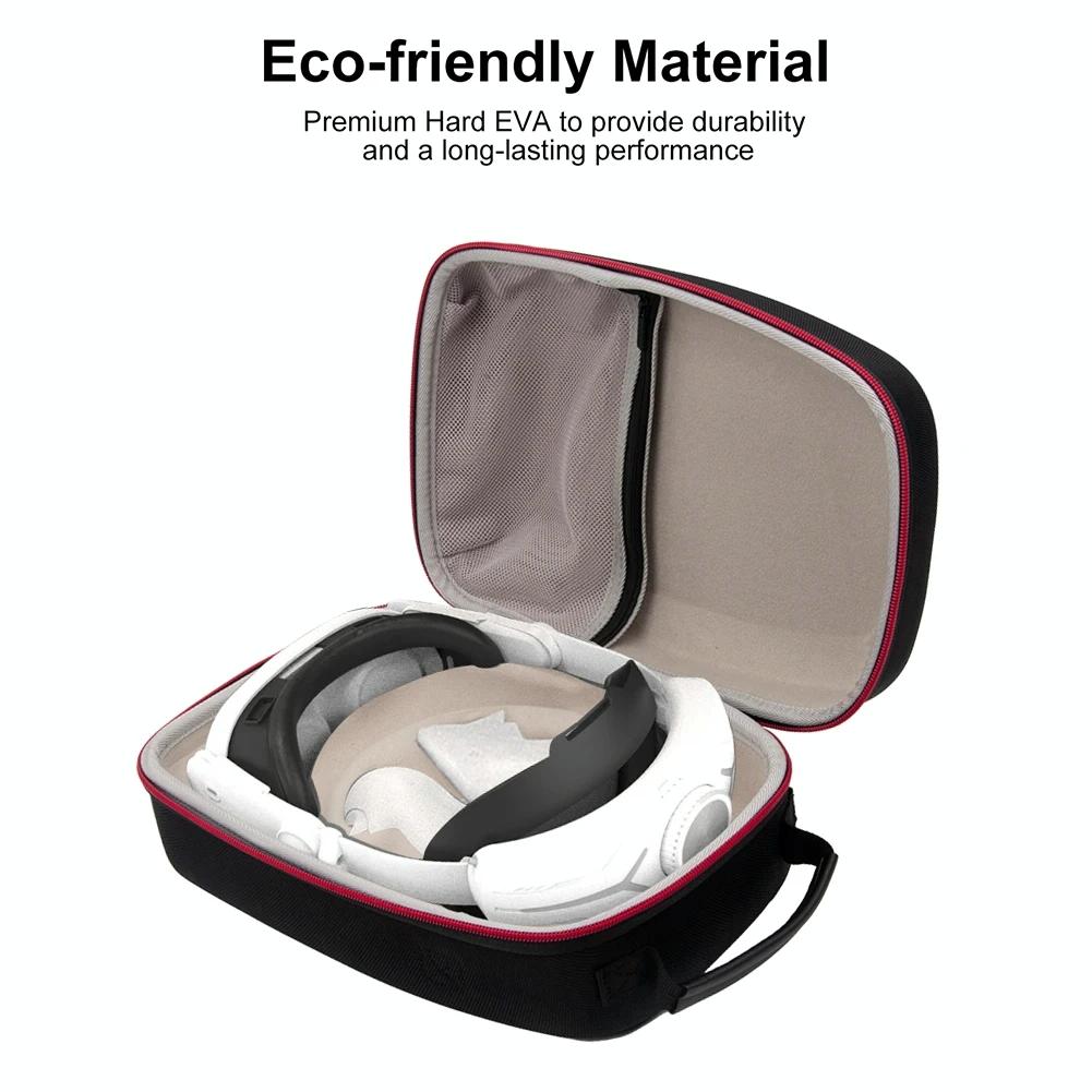 Meta Quest 3 Vr Storage Bag - Portable Anti-fall Dust-proof