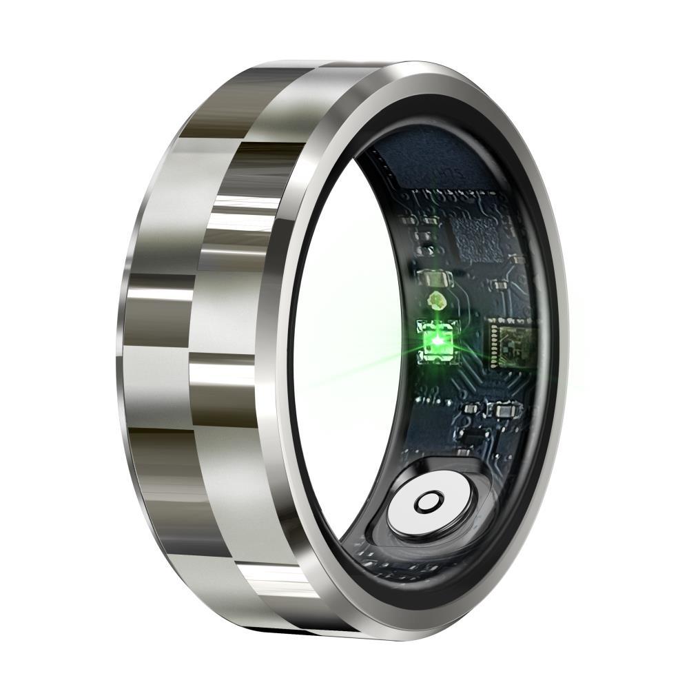 Smart Ring With Health Monitoring Gesture Control And Somatosensory Games - Size 11 - Black