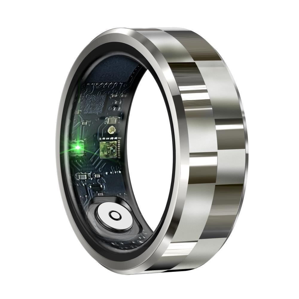 Smart Ring With Health Monitoring Gesture Control And Somatosensory Games - Size 11 - Black