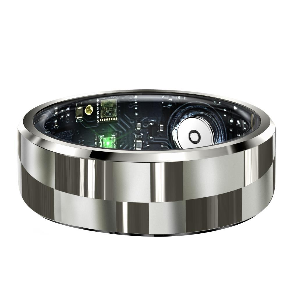Smart Ring With Health Monitoring Gesture Control And Somatosensory Games - Size 11 - Black