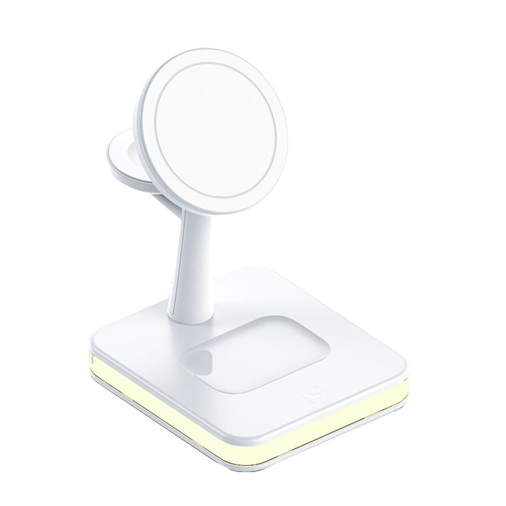 4 In 1 Magnetic Wireless Charger For Iphone / Iwatch / Airpods & More - Black