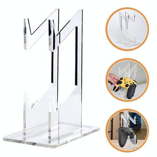 Transparent Acrylic Double Layer Game Handle Storage Bracket for Ps4 / Ps5 / Ps3