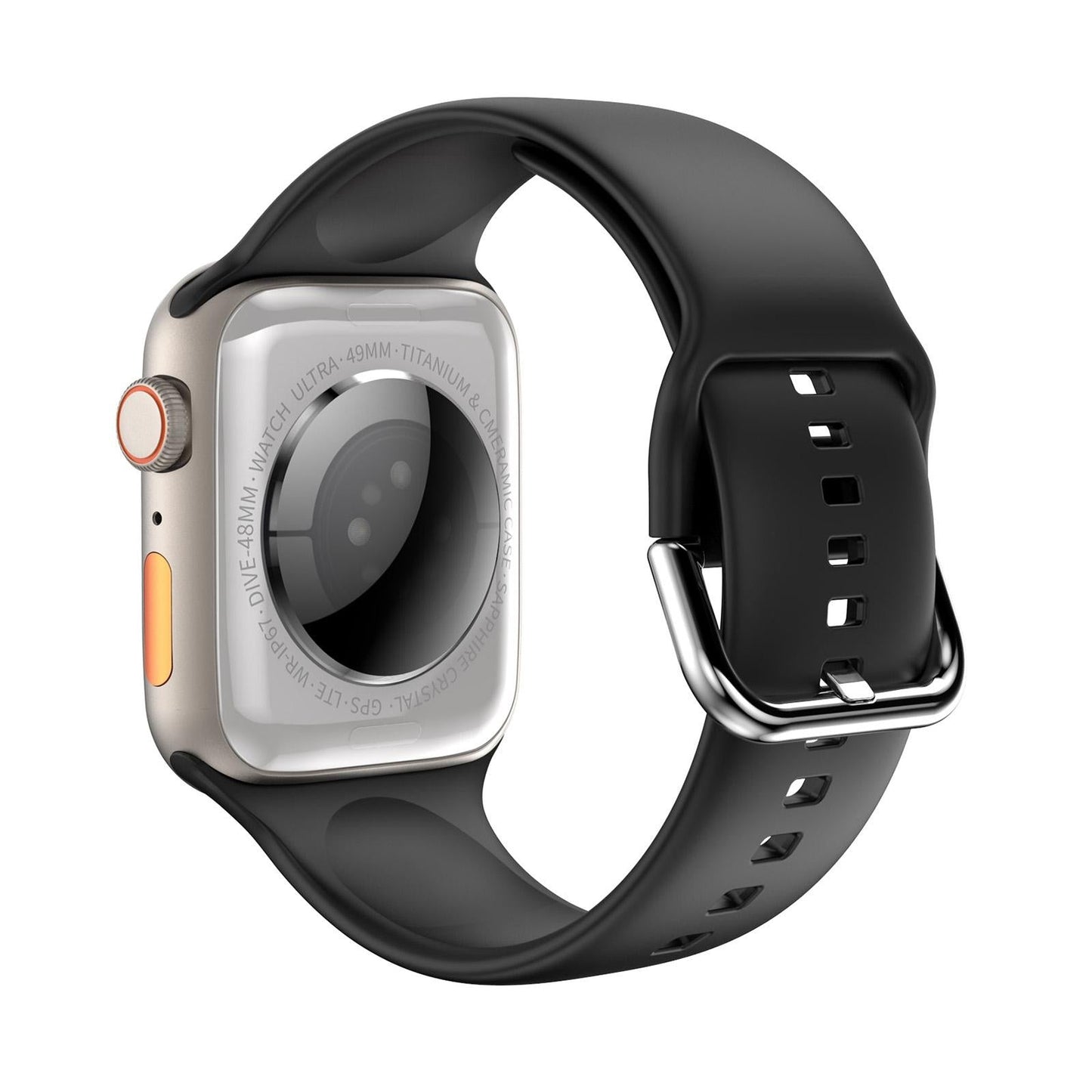 2.01 Inch Waterproof Smart Watch Bt Call / Heart Rate / Blood Pressure / Blood Oxygen - Black Gold
