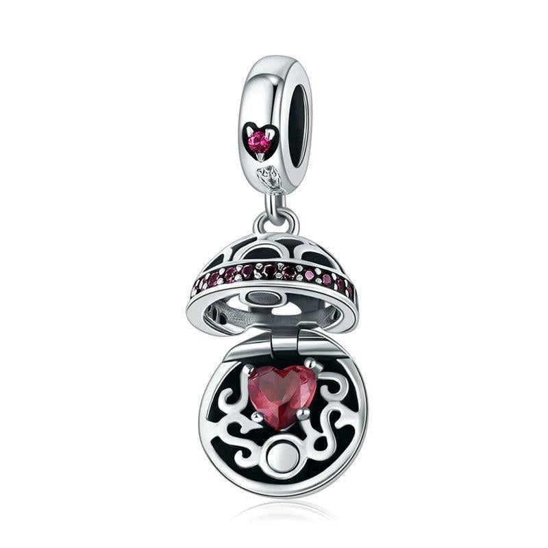 925 Sterling Silver Zircon Pendant With Parts - Scc689