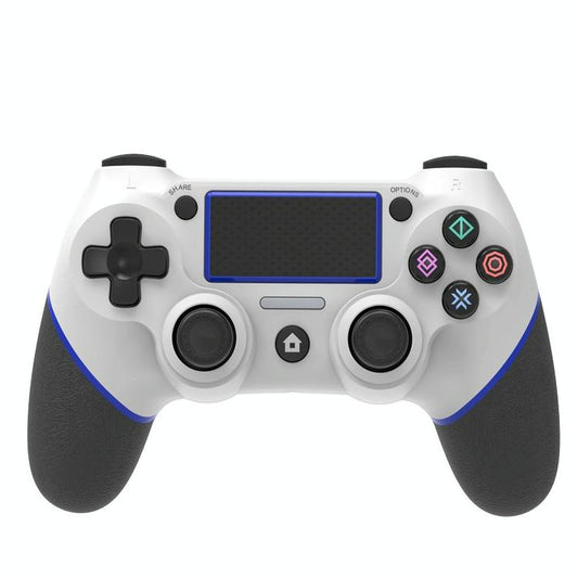 Rubberized Bluetooth Gamepad for Ps4 - Wireless - White Blue