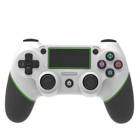 Rubberized Bluetooth Gamepad for Ps4 - Wireless - White Blue