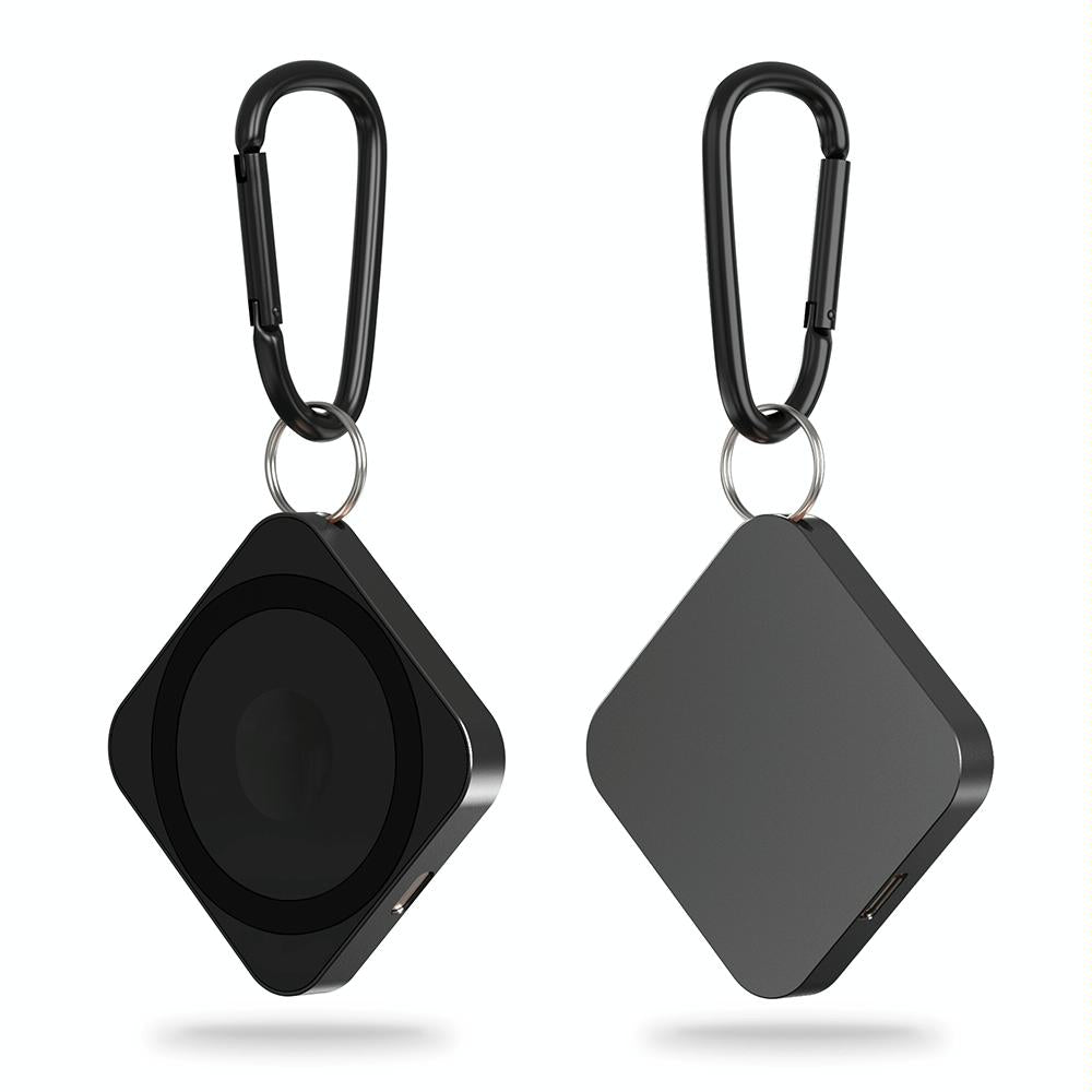 3 In 1 Portable Wireless Charger For Iphone Airpods And Iwatch - Black