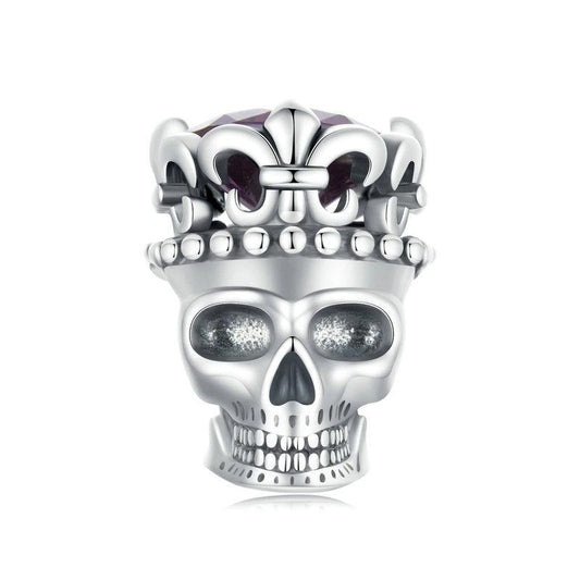 925 Sterling Silver Halloween Skull Beads