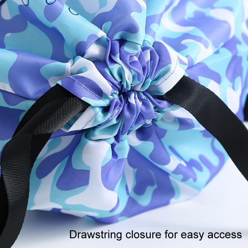 Kids' Swim Bag Cute Cartoon Beach Backpack Waterproof Dry / Wet Large 2 Layer - Blue - Large 2 Layer