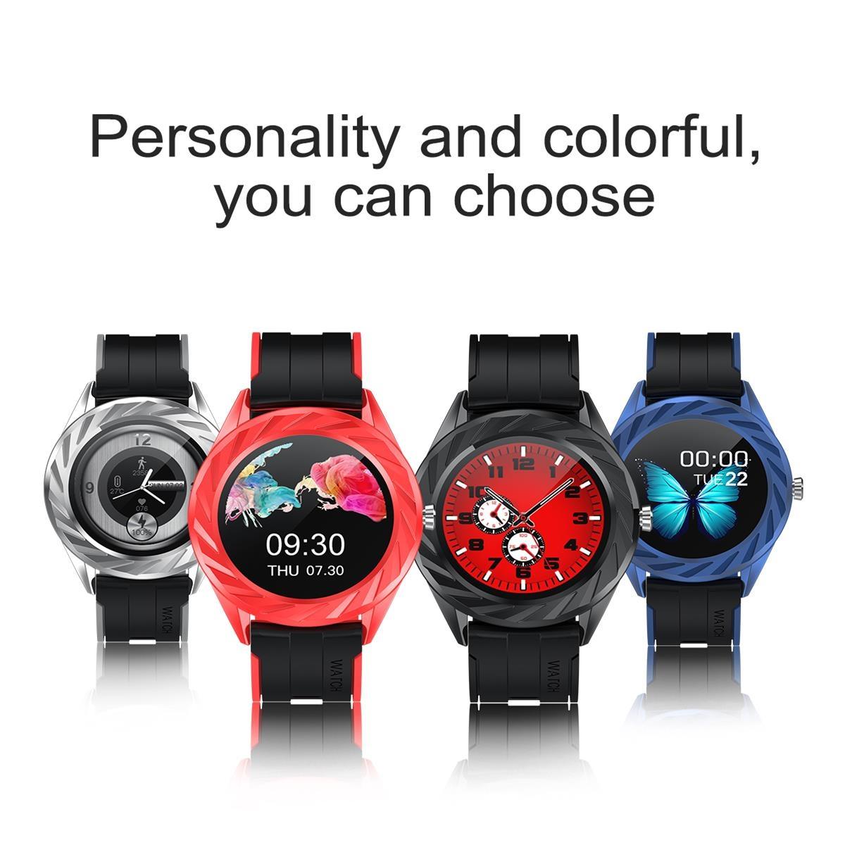Smart Watch With Bluetooth Call And Health Monitoring - Ip67 Waterproof - Black