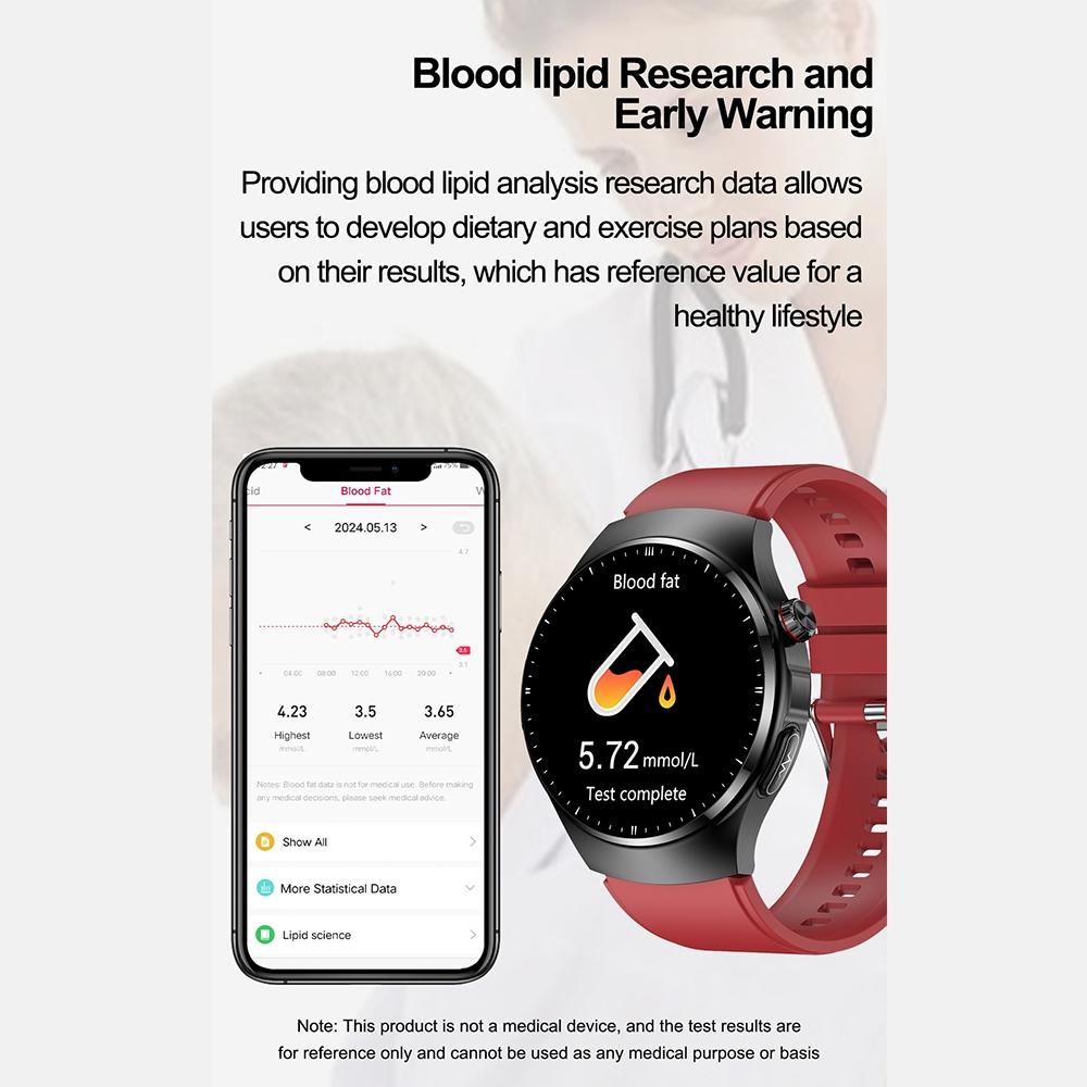1.39 Inch Ip67 Waterproof Sports Health Monitoring Smart Bluetooth Calling Watch - Black Silicone