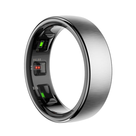 Smart Ring Size 14 Heart Rate Blood Oxygen Sleep Sports - Black