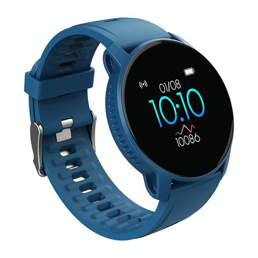Smart Bracelet With Heart Rate Pedometer And Sleep Monitor - Blue