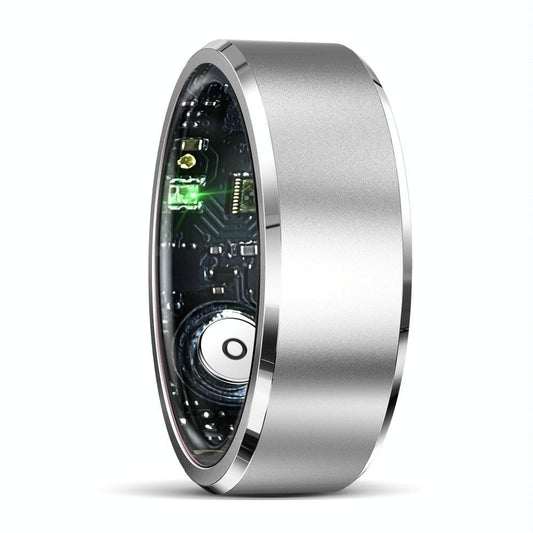 Smart Ring For Health Monitoring & Multiple Sports Modes - Size 10 - Silver