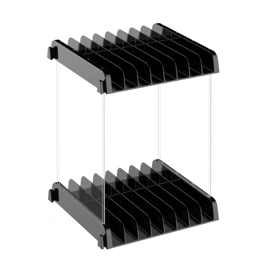 Wall-mounted Game Card Cd Storage Bracket - Black