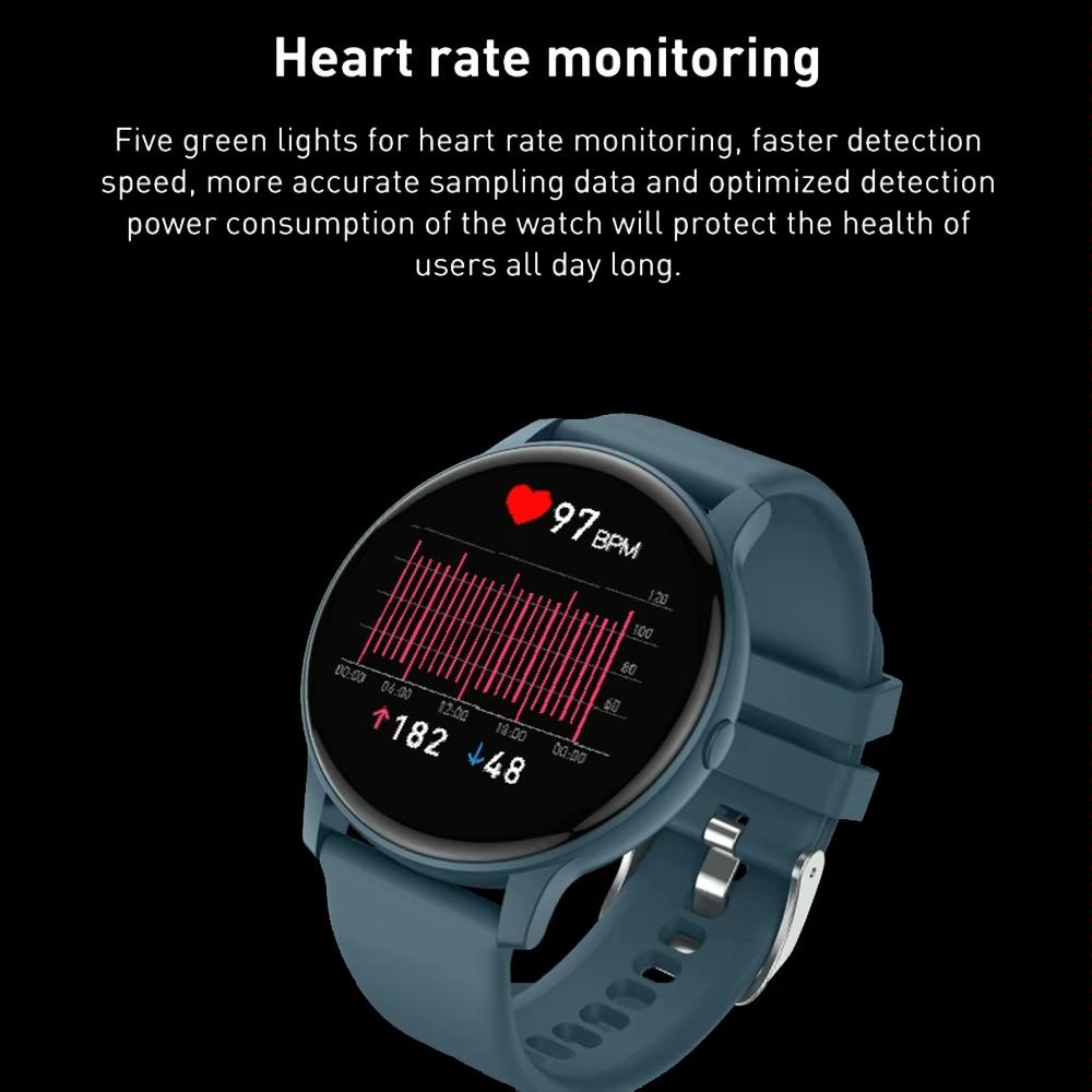 Bluetooth Talk Smartwatch Multi-Function Monitor Heart Rate / Blood Pressure / Blood Oxygen / Sleep - Black