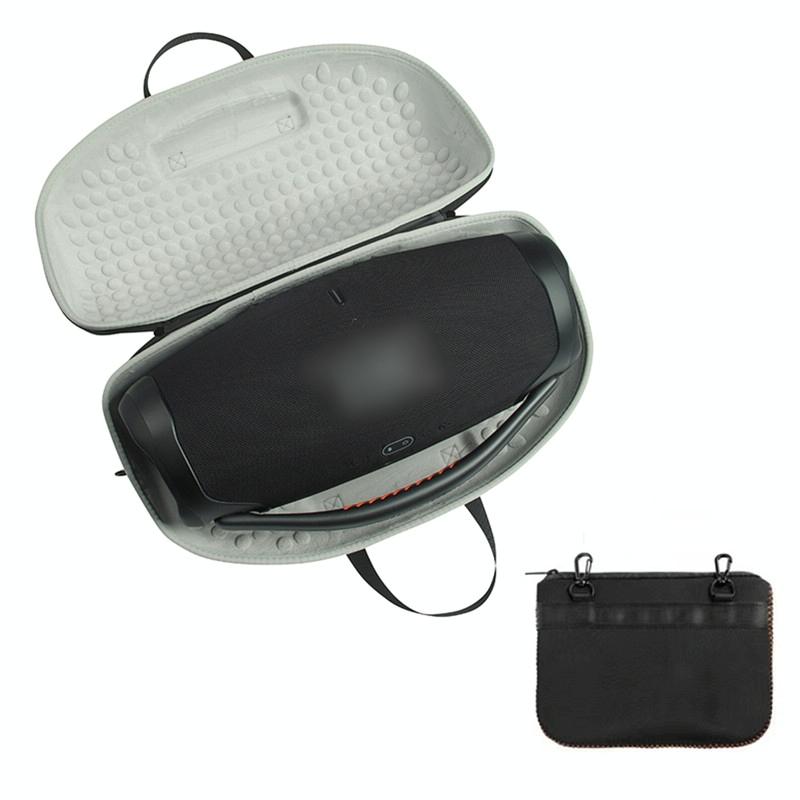 Jbl Boombox 3 Portable Storage Case with Charger Bag - Eva Material - Black + Orange