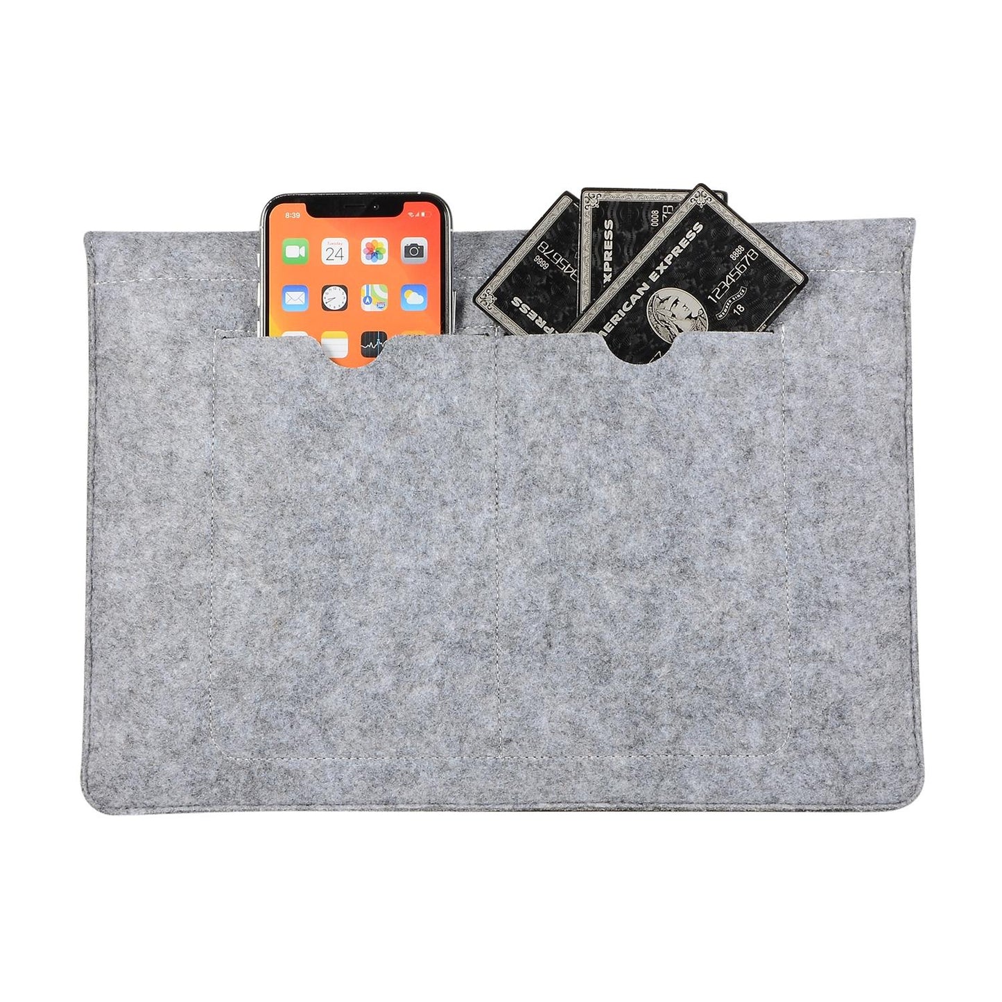 13 Inch Felt Computer Bag for Notebook Protection - Black