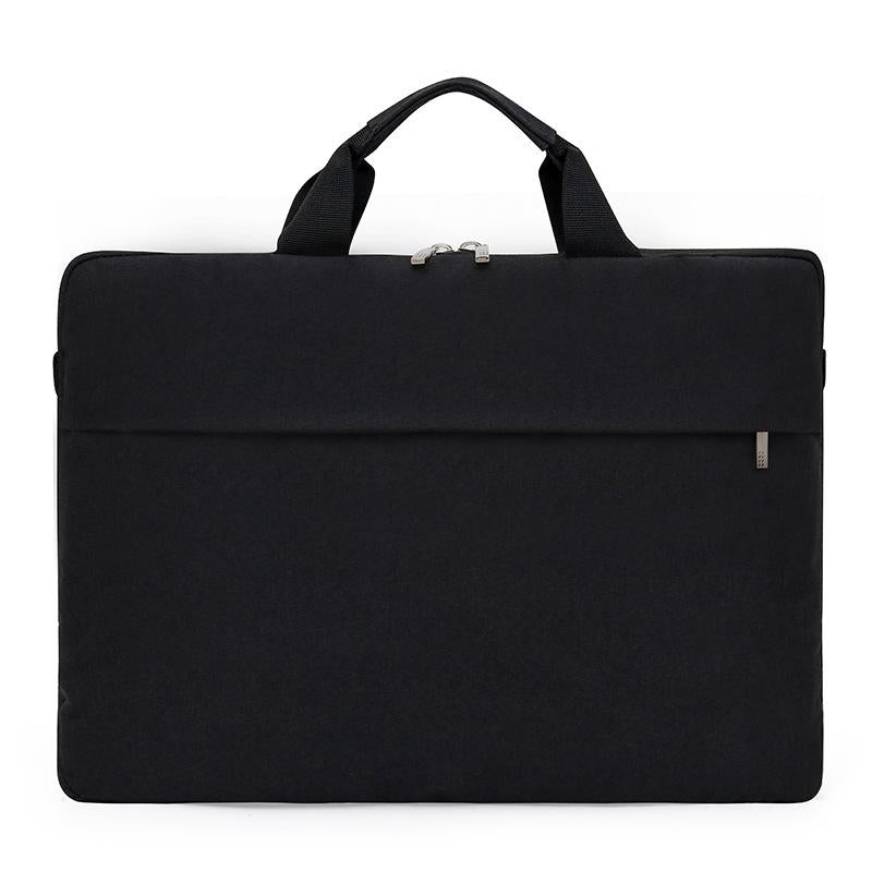 Waterproof Single Shoulder Notebook Bag - 14 Inch Portable & Durable - Black