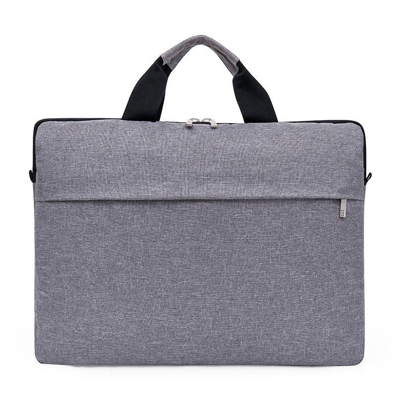 Waterproof Single Shoulder Notebook Bag - 14 Inch Portable & Durable - Black