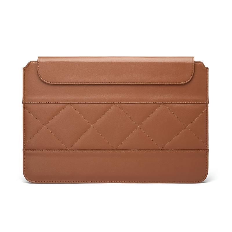 14-15 Inch Thin & Light Microfiber Leather Notebook Liner Bag for Computers - Blue