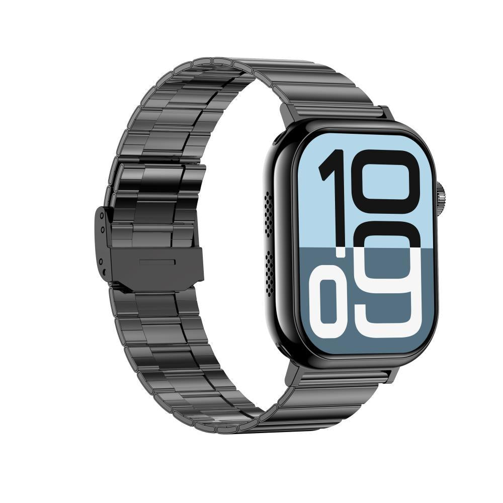 2.04 Inch Colour Screen Smart Watch Steel Strap Support Bluetooth Call - Gold