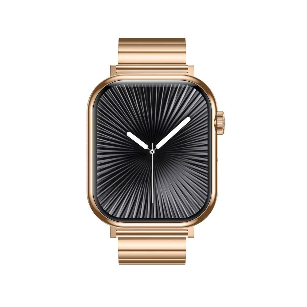 2.04 Inch Colour Screen Smart Watch Steel Strap Support Bluetooth Call - Gold