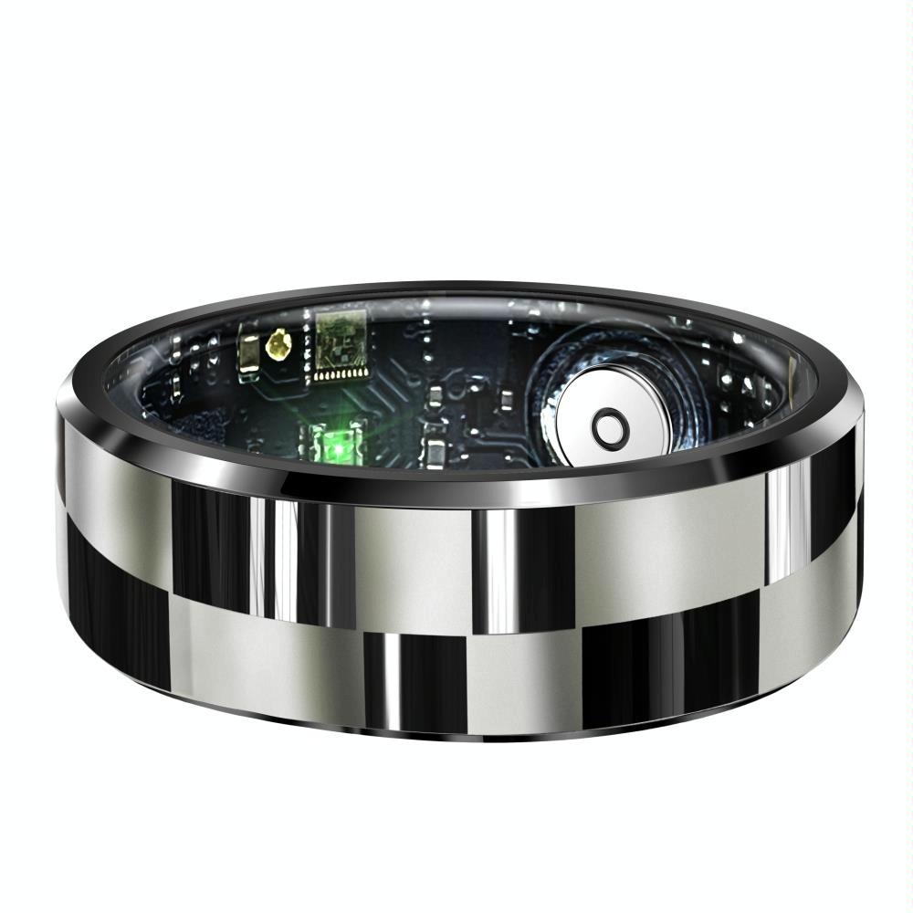 Smart Ring With Health Monitoring Gesture Control And Somatosensory Games - Size 10 - Silver