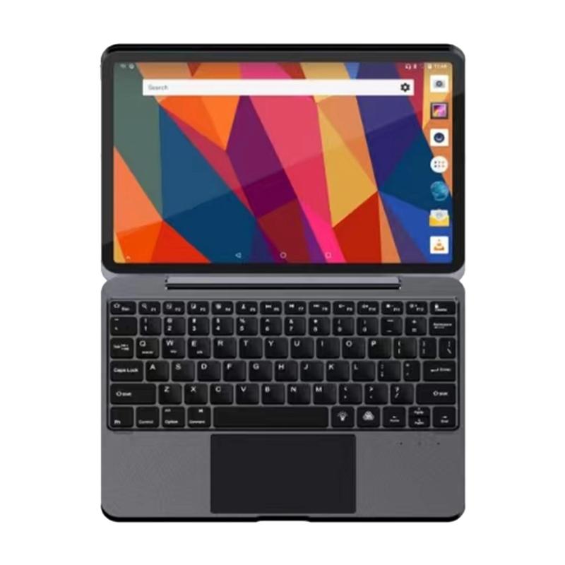Bluetooth Touch Keyboard Leather Case - Aluminum Alloy - Silver - For Ipad Pro 11 2022/2021/2020/2018/Air 4/5