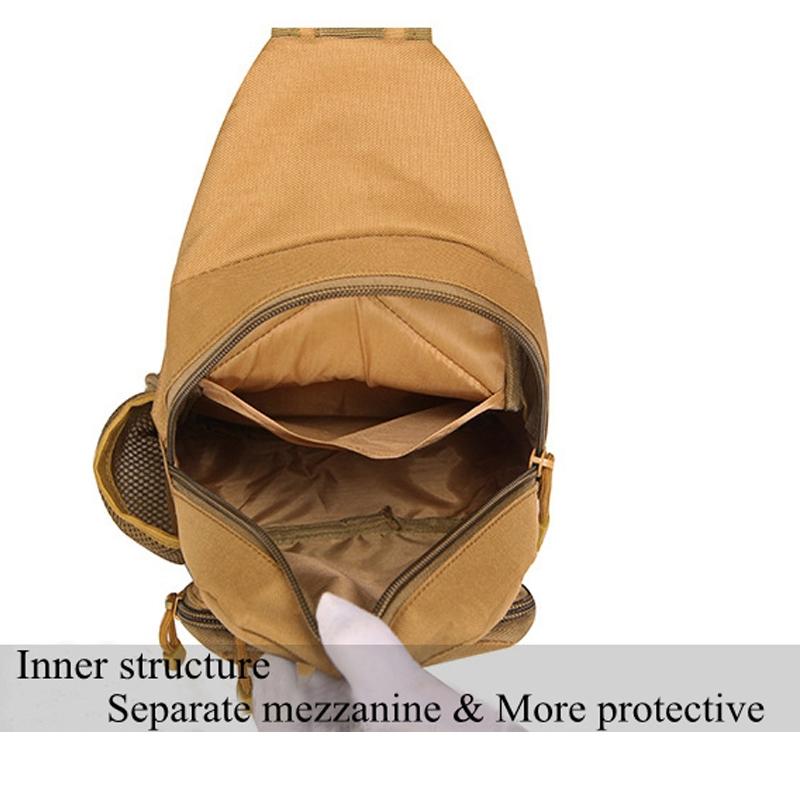 Portable One Shoulder Water Bottle Bag For Outdoor Cycling - Army Green