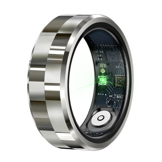 Smart Ring With Health Monitoring Gesture Control And Somatosensory Games - Size 11 - Silver