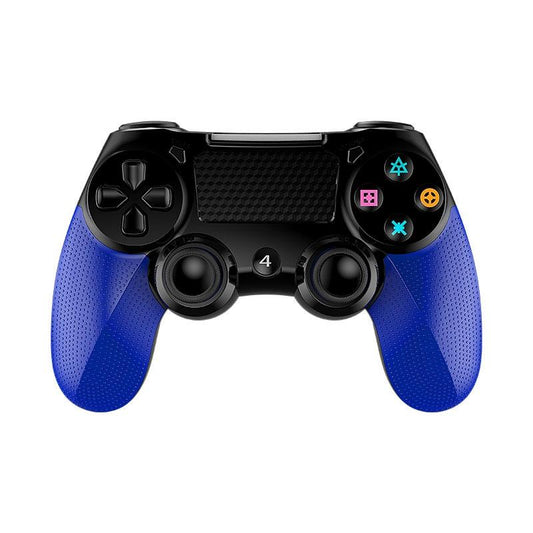 Wireless Bluetooth Gamepad for Ps4 - Dual Vibration Touch Screen Light Audio - 2 Pcs - Blue