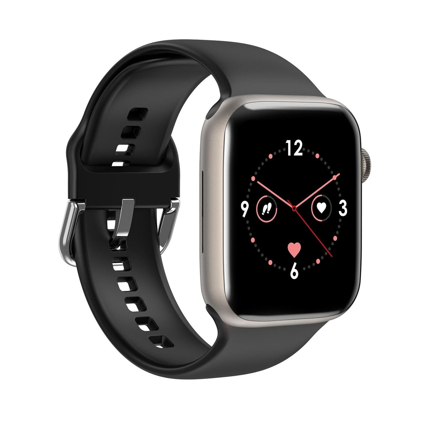 2.01 Inch Waterproof Smart Watch Bt Call / Heart Rate / Blood Pressure / Blood Oxygen - Pink Gold