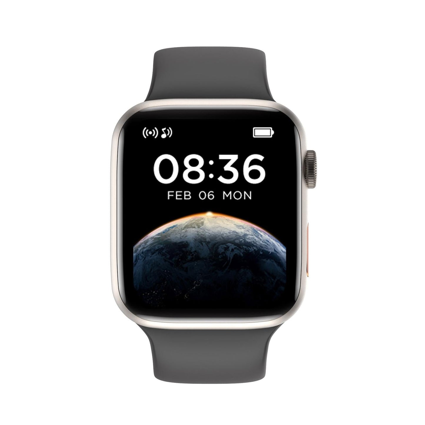 2.01 Inch Waterproof Smart Watch Bt Call / Heart Rate / Blood Pressure / Blood Oxygen - Pink Gold