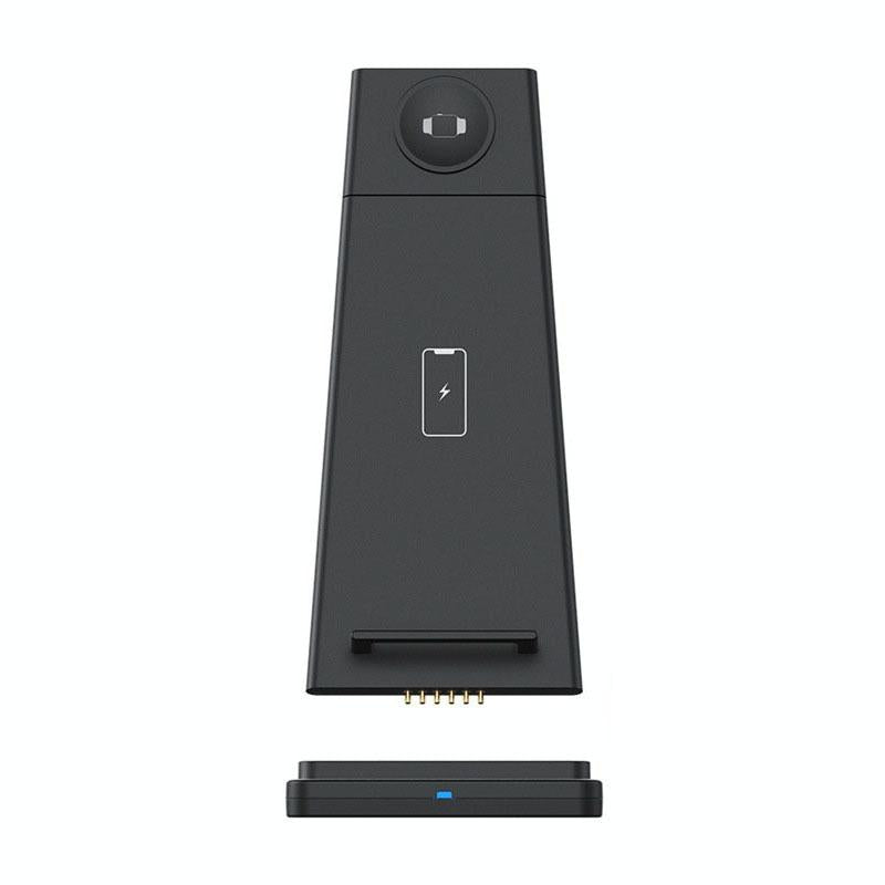 3 In 1 Portable Wireless Charger Detachable - Black