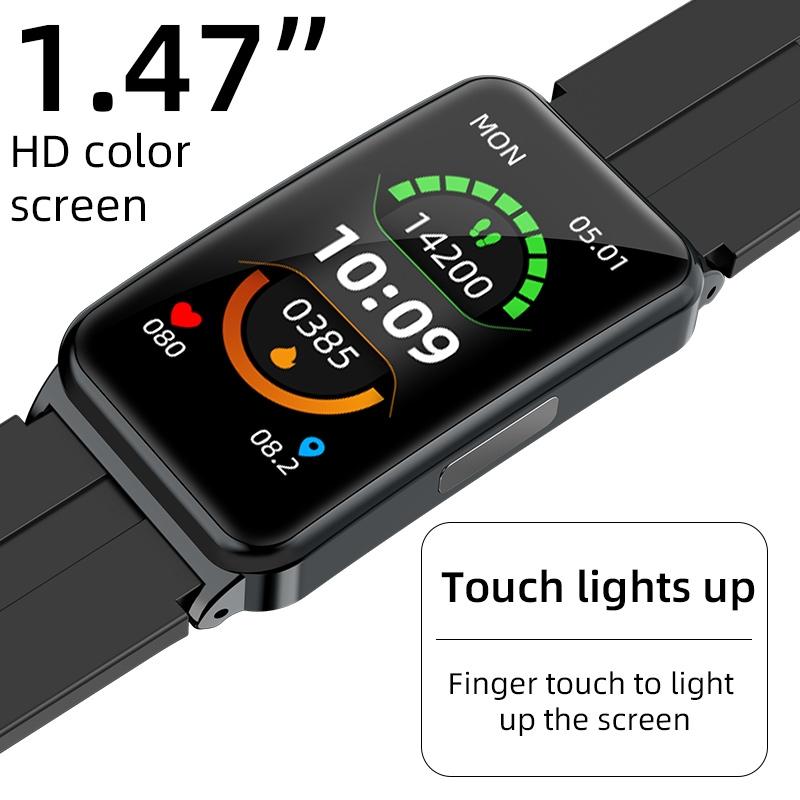 Smart Watch With Heart Rate And Blood Pressure Monitoring - Colour Screen - Pink