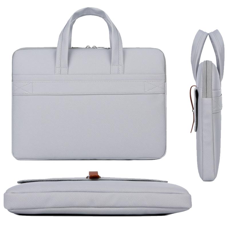 13-13.3 Inch Pink Pu Waterproof Laptop Bag - Durable and Stylish