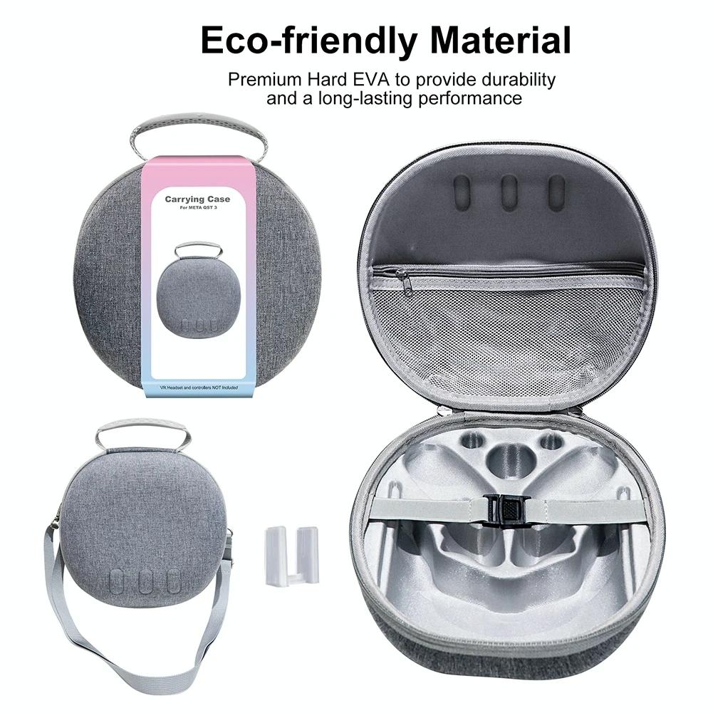 Meta Quest 3 Carrying Bag - Protective & Portable - Grey